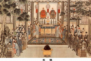 <span style='color:#FF0000;font-size:14px;font-style:none;font-weight:none;text-decoration:none'>祭祖的传统</span>